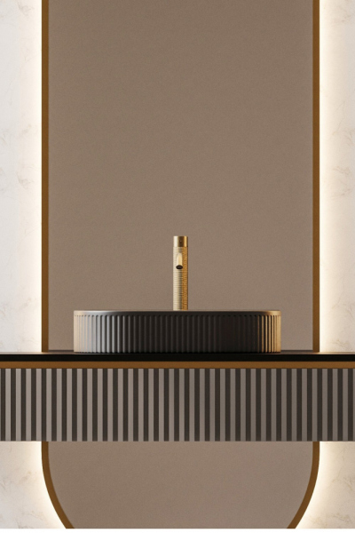 Раковина накладная ABBER Bequem AC2116MB черная матовая