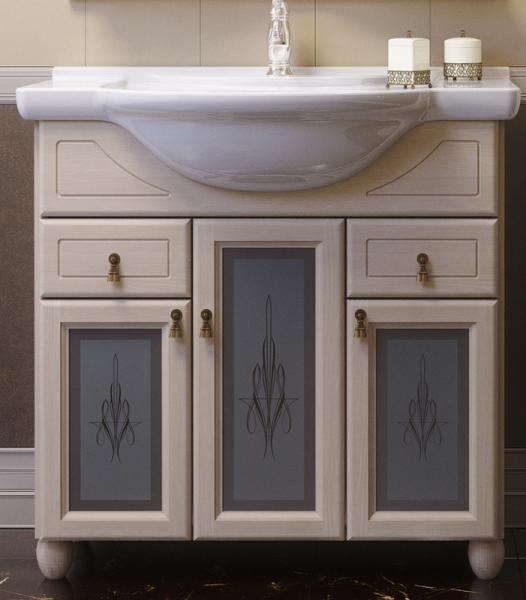 Тумба для комплекта Opadiris Тибет 80 слоновая кость Z0000008075