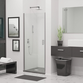 Душевая дверь RGW LE-03, 06120307-11, Хром, 70*195