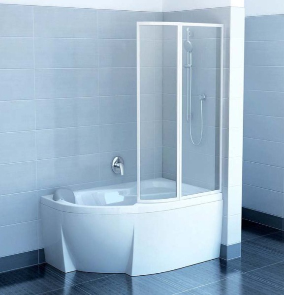 Шторка на ванну Ravak VSK2 Rosa 140 R Transparent