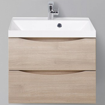 Belbagno База под раковину подвесная с двумя выкатными ящиками, MARINO-650-2C-SO-RG-P