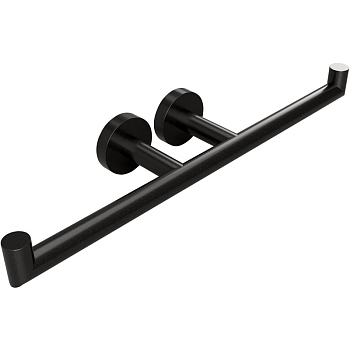 Держатель для туалетной бумаги DARK двойной 385*55*85