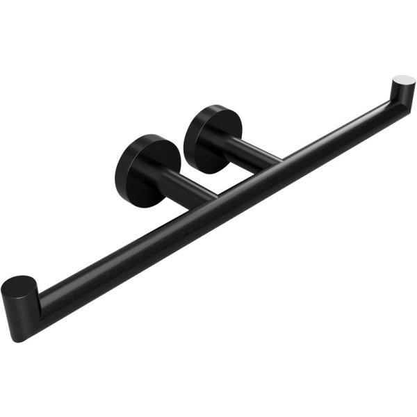 Держатель для туалетной бумаги DARK двойной 385*55*85