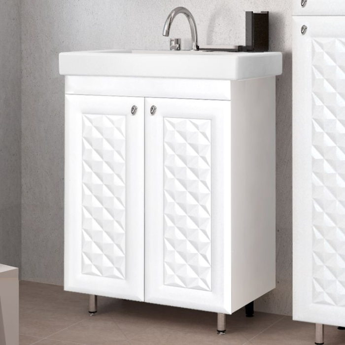 Тумба для комплекта Style Line Канна 60 Люкс, белая