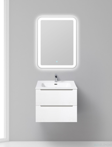 Тумба с раковиной Belbagno ETNA, ETNA-600-2C-SO-BL-P+ BB600ETL (готовый набор)