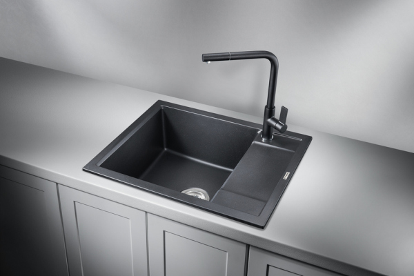 Кухонная мойка GRANULA (6002, ШВАРЦ)