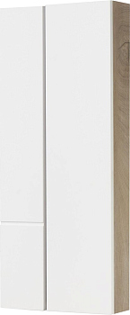 Шкаф навесной Акватон модуль Мишель 43 дуб эндгрейн, белый
