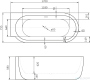 Акриловая ванна BelBagno BelBagno BB11-1800L