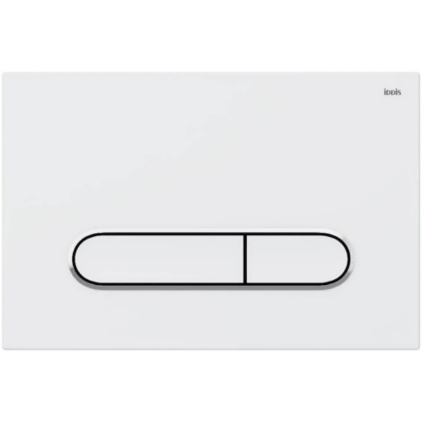 Клавиша смыва Iddis Unifix, белая (UNI03WCi77)