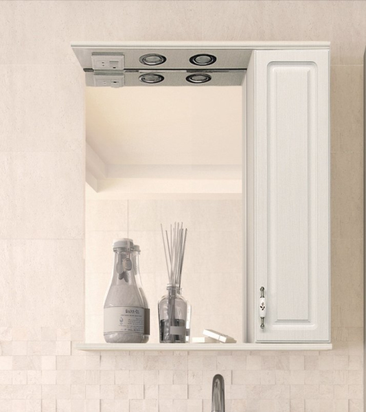 Зеркало-шкаф Style Line Олеандр-2 65/С, ЛС-00000202 Зеркало-шкаф Style Line Олеандр-2 65/С, ЛС-00000202