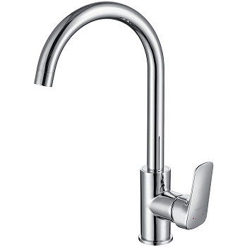 Смеситель для кухни Aquatek Вега AQ1082CR Хром Смеситель для кухни Aquatek Вега AQ1082CR Хром