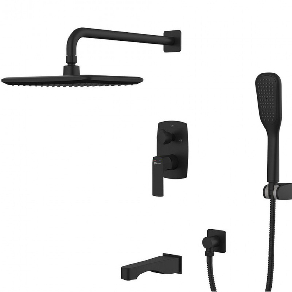 Смеситель Lemark Ursus LM7222BL для ванны и душа, встраиваемый