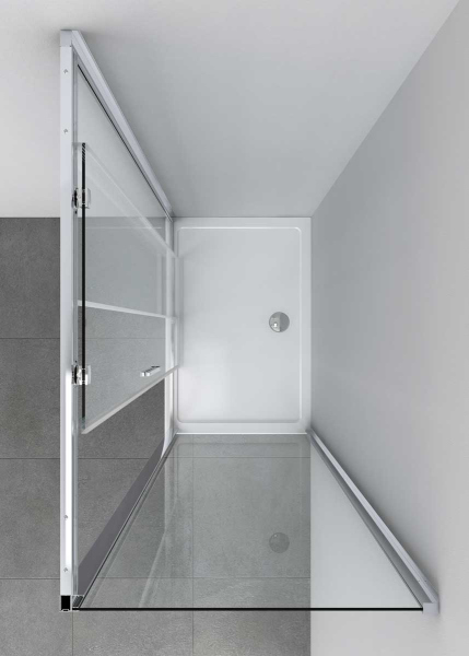 Душевой уголок Vincea Soft VSR-3SO1010CL, 1000*1000, хром, стекло прозрачное