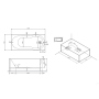 Каркас для ванны AM.PM X-Joy W88A-150-070W-R
