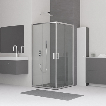 Душевой уголок RGW CL-35, 32093499-11, Хром, 90*90*185