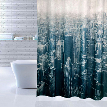 Штора для ванной Iddis Megapolis