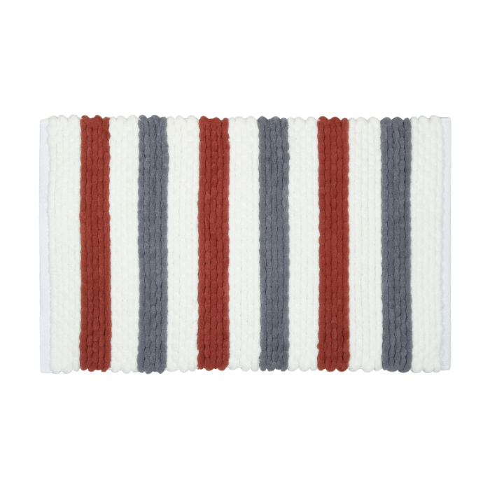 Коврик для ванной 1-ый Fixsen AMBER, mix (синий+красный+белый), 50х80см (FX-8040X)