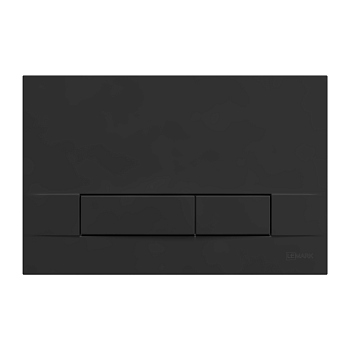 Кнопка смыва Lemark BIT для инсталляции, механическая, черный матовый soft touch (9802006)