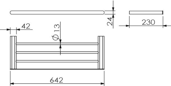 Полотенцедержатель Langberger Lugano 24003A
