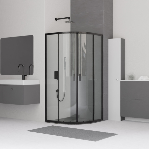 Душевой уголок RGW CL-54B, 32095488-14, Чёрный, 80*80*185