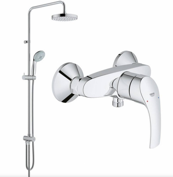 Душевой комплект Grohe Eurosmart New 124410