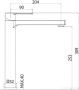 Смеситель Cezares Ovest LSM1-A-01-W0 для раковины, хром