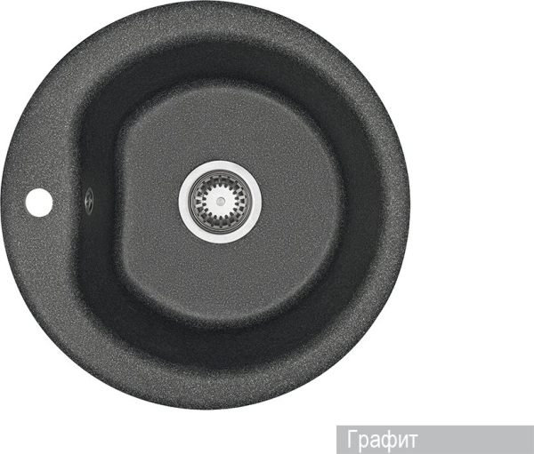 Мойка кухонная Акватон Мида графит