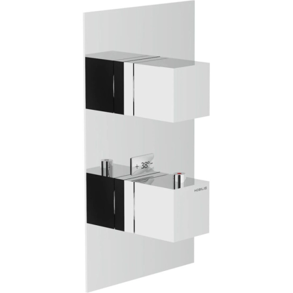 WE00102/QCR SEVEN термостатический смеситель для ванны (внешняя часть)