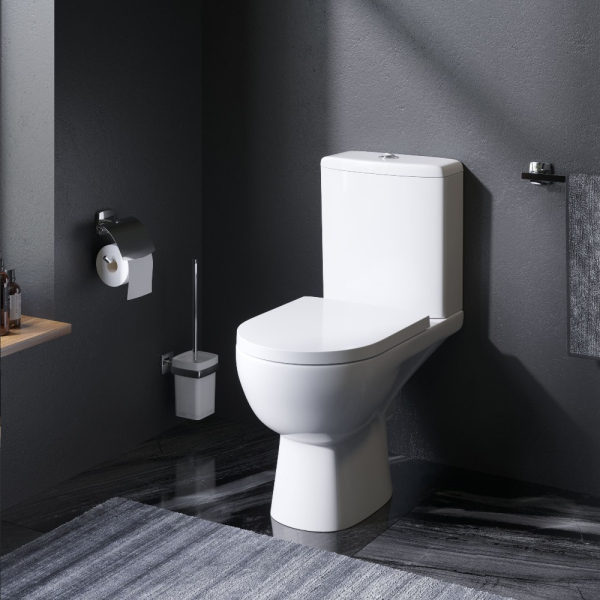 Унитаз-компакт FlashClean с сиденьем микролифт AM.PM Sunny, C85C8600SC