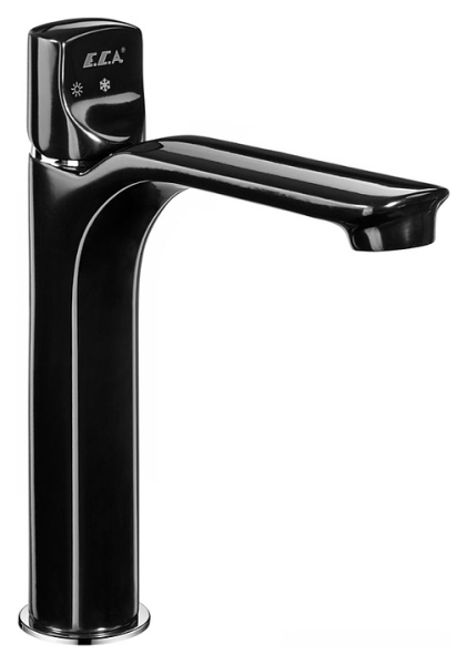 104508983EX MYRA смеситель для раковины 185, черный хром