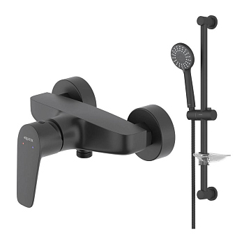 Смеситель для душа Aquatek Бетта AQ1132MB Черный матовый