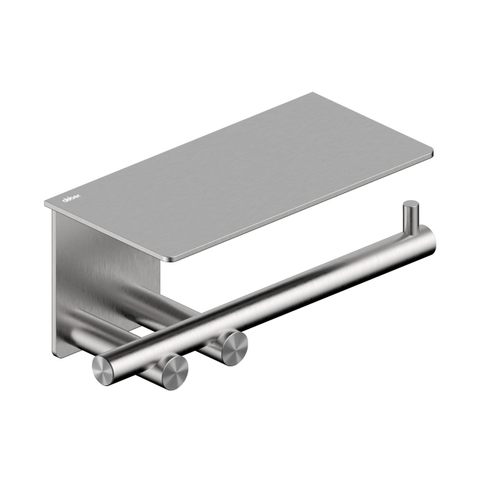Бумагодержатель с полкой ABBER Osten 316 AA1830BST сталь брашированная