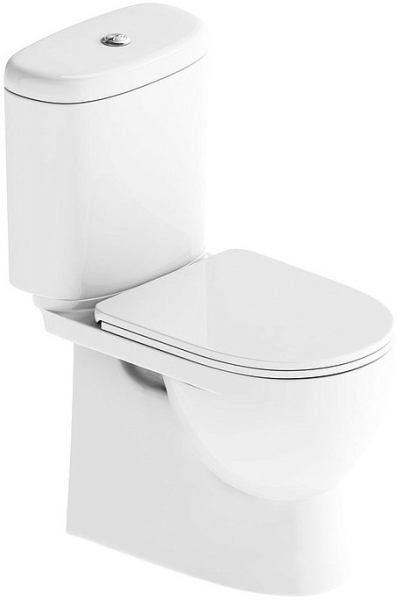 Унитаз Sanita Luxe Art Luxe SL DM ARTSLCC01040622 Белый с бачком и сиденьем