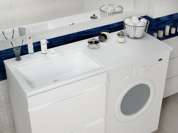 Раковина ESTETUS Даллас 1200*480 левый, СС-00002388