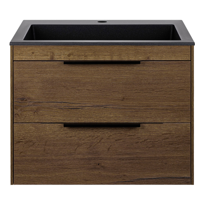 Тумба без раковины Vincea Chiara 2D 600 подвесная, T.Oak, VMC-2C2600TO