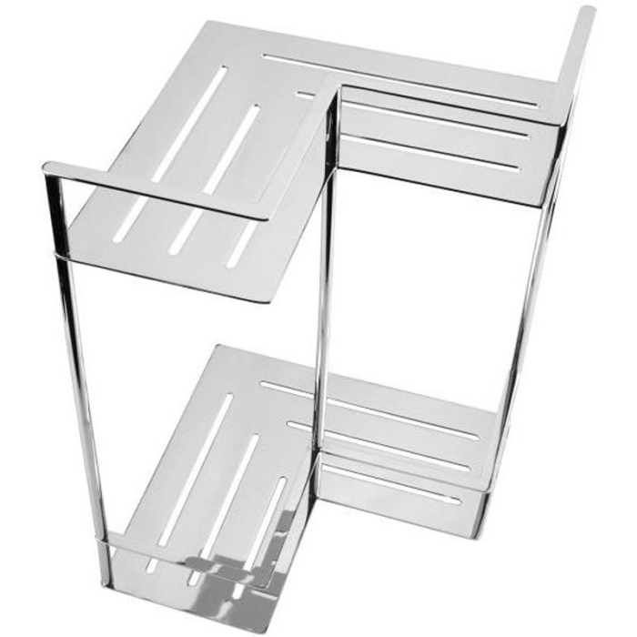 Полочка CYTRO двойная угловая 240*35*240