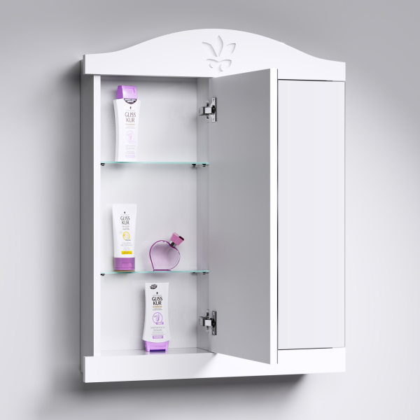 Зеркальный шкаф AQWELLA 85см., FR0408