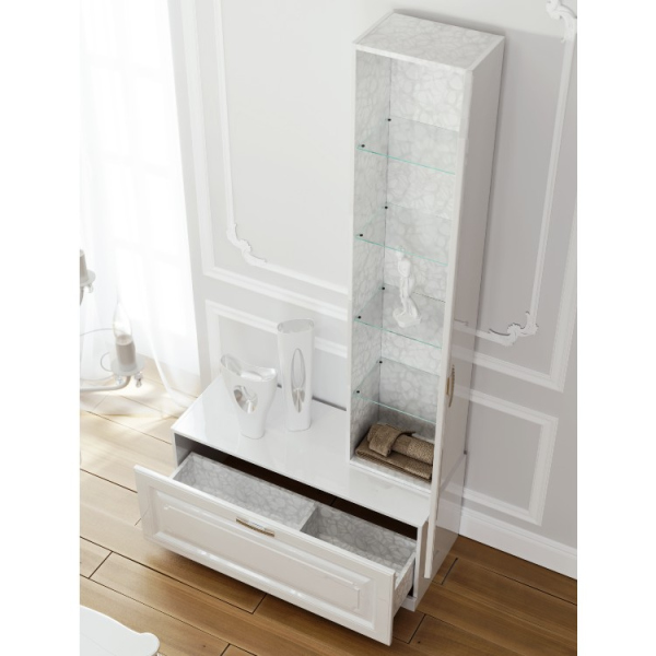 Тумба дополнительная(напольная) AQWELLA 80см., Emp.03.08/W