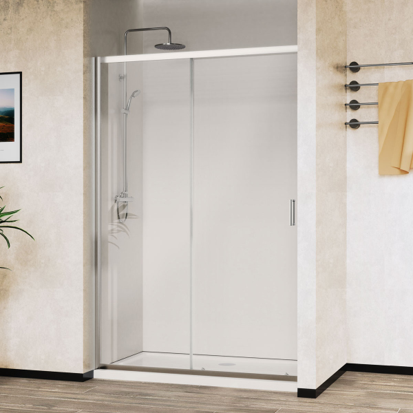 Душевая дверь Vincea City VDS-5CT110CL, 1100, хром, стекло прозрачное