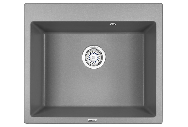 Кухонная мойка GRANULA (6001, АЛЮМИНИУМ)