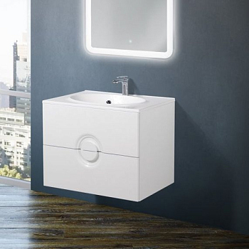 Тумба для комплекта BelBagno Onda 90 bianco lucido