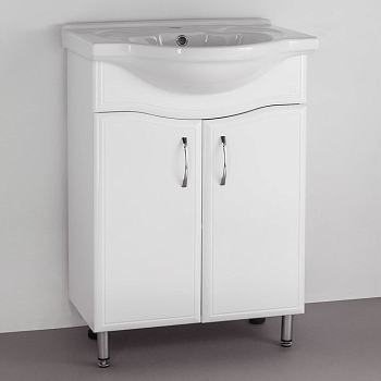 Тумба для комплекта Style Line Эко Волна №9 60 белая