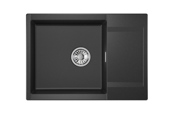 Кухонная мойка GRANULA ESTETICA (7003, ЧЁРНЫЙ)