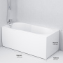 Акриловая ванна AM.PM X-Joy W88A-150-070W-A