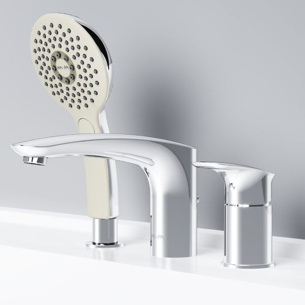 Смеситель на борт ванны, трёхсекционный AM.PM Inspire V2.0, F50A01300
