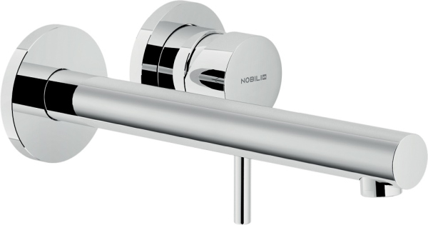 LV00499/1CR LIVE смеситель для раковины из стены на 2 отверстия