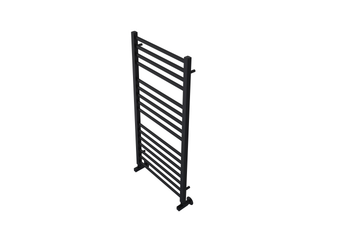 Полотенцесушитель водяной Aquatek (Акватек) П16 500х1100 мм, черный, AQ KO1610BL