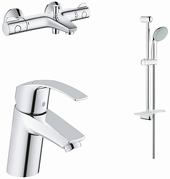 Комплект для ванны Grohe EurosSmart+Grohtherm 124422