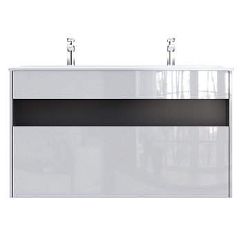 Тумба без раковины AM.PM Func 120 M8FFUX1201WG подвесная Белая глянцевая