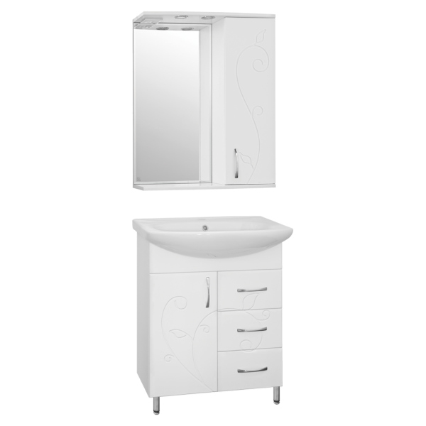 Зеркало-шкаф Style Line Панда 65/С, ЛС-00000078 Зеркало-шкаф Style Line Панда 65/С, ЛС-00000078